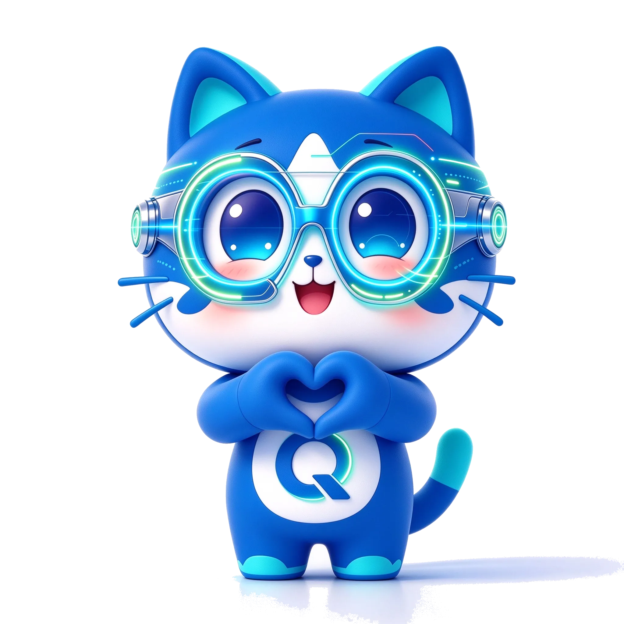 Q小喵比心