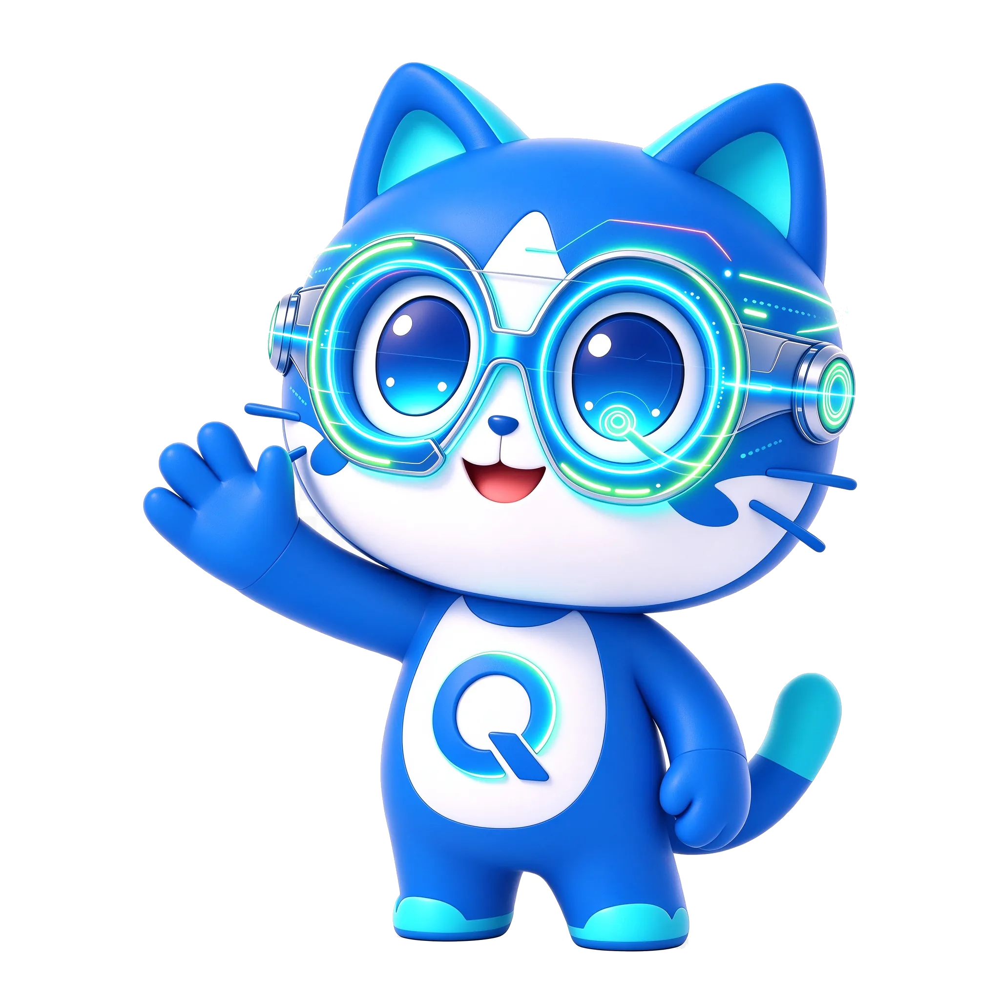 Q小喵挥手欢迎